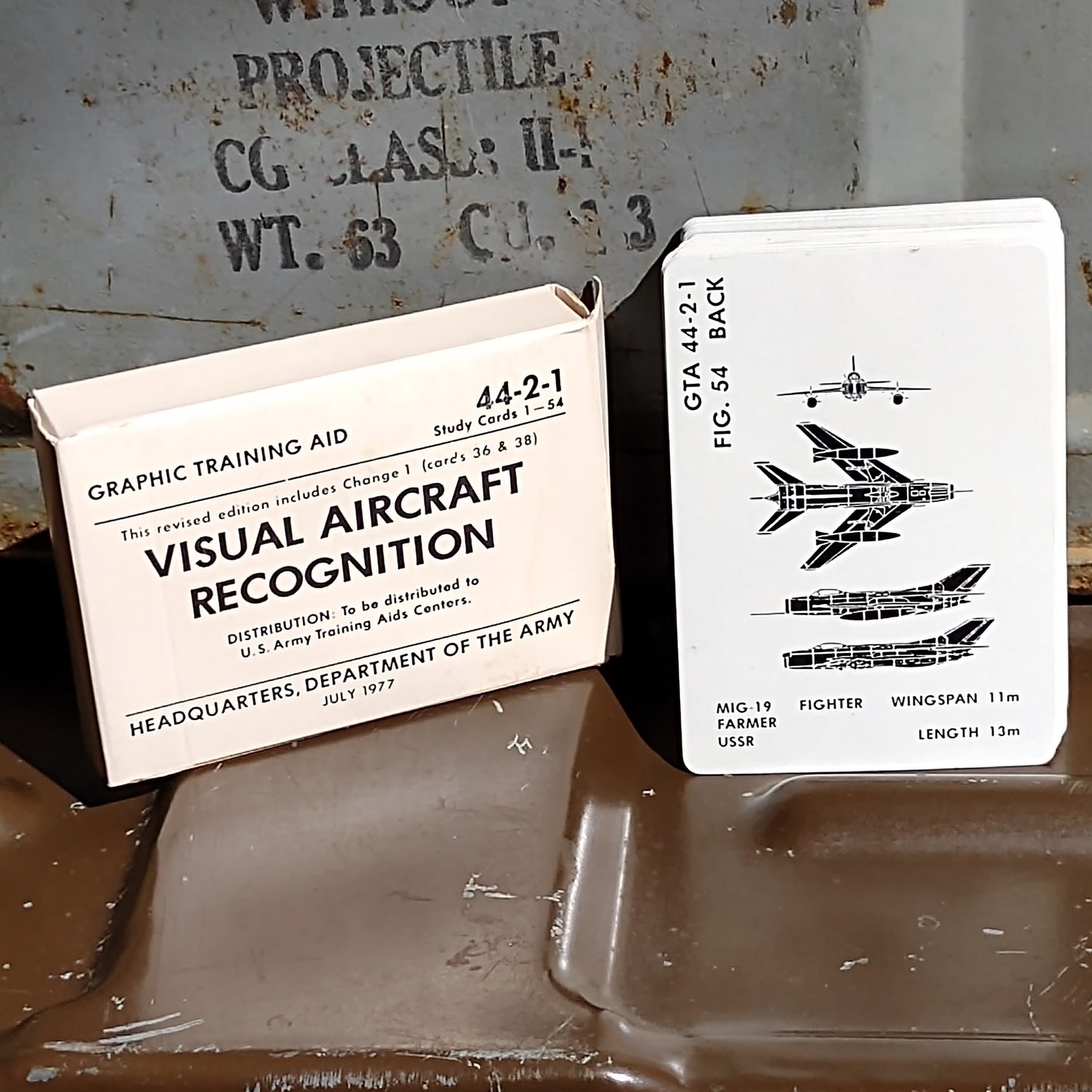 Visual Aircraft Recognition Cards, Graphic Training Aid 44-2-1