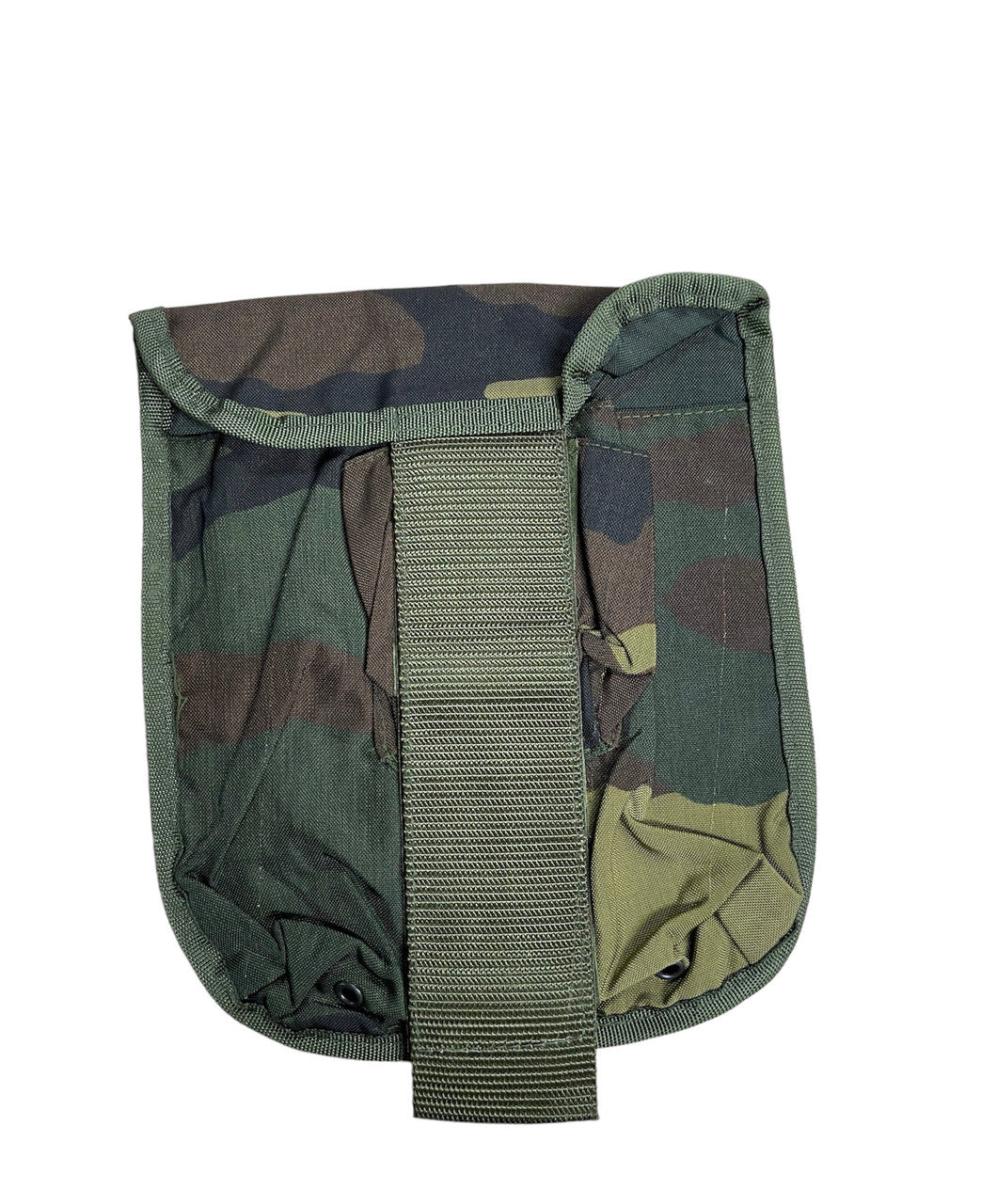 Italian 2-cell STANAG magazine belt pouch, M90 Woodland pattern